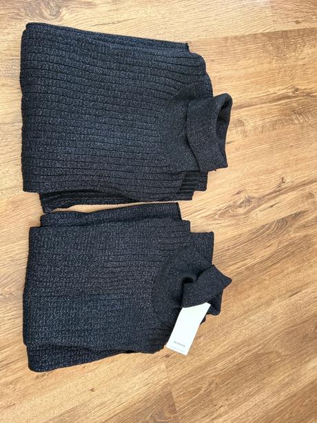 2x nenosené svetrikove šaty s a m, reserved,s