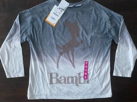 Tricko s bambim, zara,140