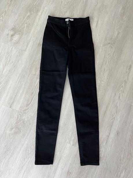 Uzke skinny nohavice s vysokym pasom, sinsay,32