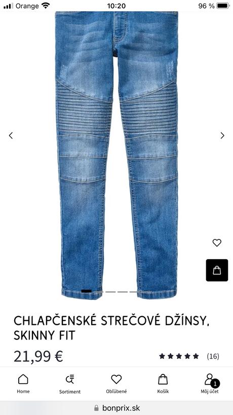 Frajerske rifle top stav, bonprix,146