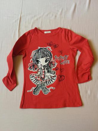 Tričko s nazberkanými rukávmi, cherokee,134