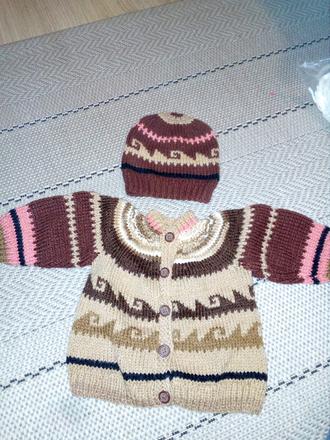 Set ciapka svetrik, 74