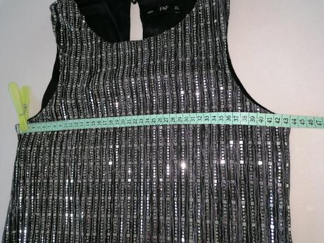 Tričko strieborne trblietavé, f&f,s