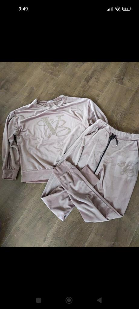 Dámska zamatova súprava, m