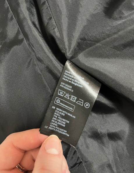 Čierne sako, h&m,m