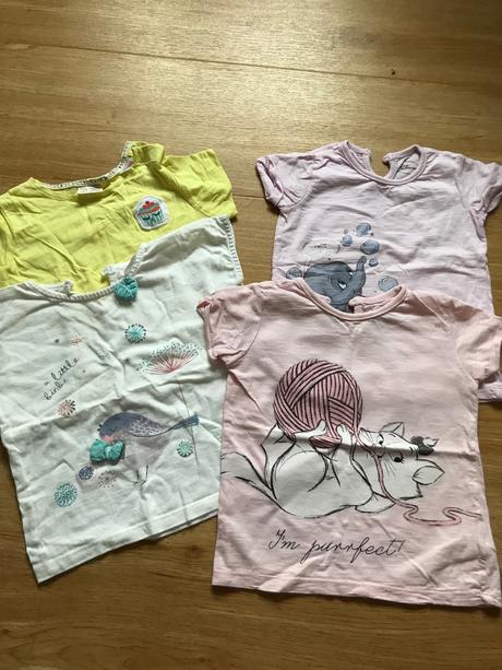 Balík letné oblečenie dievčatko, 68–80