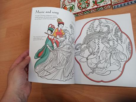 Usborne patterns to colour celtic roman chinese,