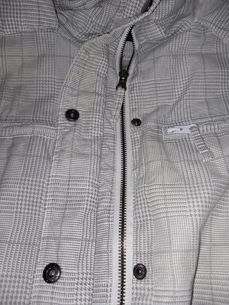 Biela zimná bunda, amisu,s