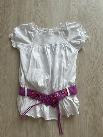 Dievcenske bavlnene tricko vel. 128, palomino,128