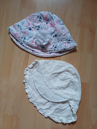 2x letný klobúčik 86/92, f&f,86