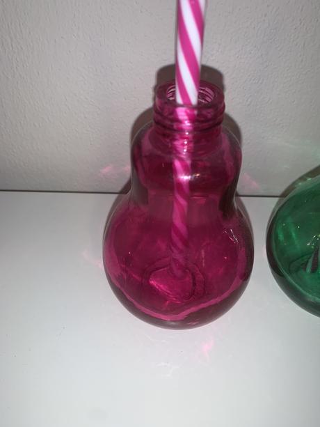 2 poháre so slamkou-ziarovky, 