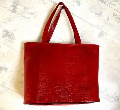 Veľká kožená kabela,