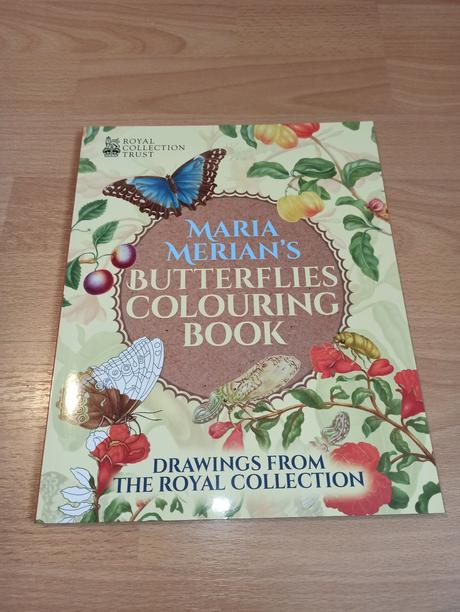 Maria merian's butterflies colouring book, 