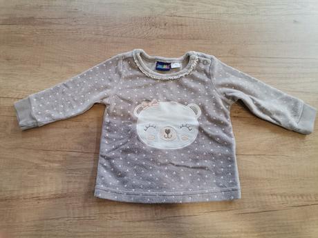 Dievčenska mikina s mackom, lupilu,62