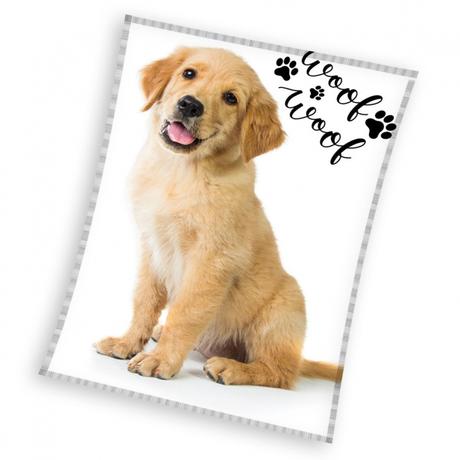 Flísová deka 150/200 cm psík, 