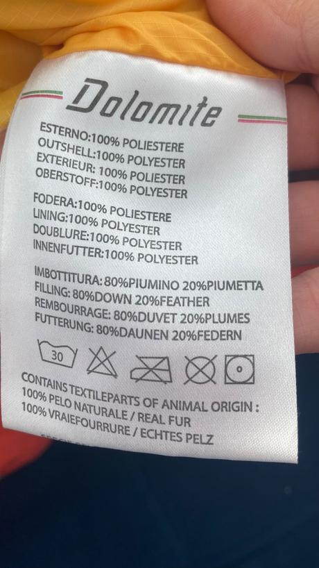 Dolomite fitz roy evo ev paperova panska bunda, s