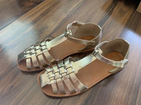 Zlaté sandálky zara, zara,37