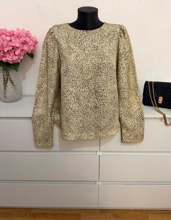 H&m - elegantná béžová blúzka, h&m,l