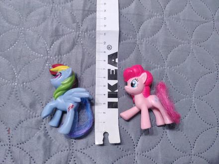 2x my little pony cca 7 cm,
