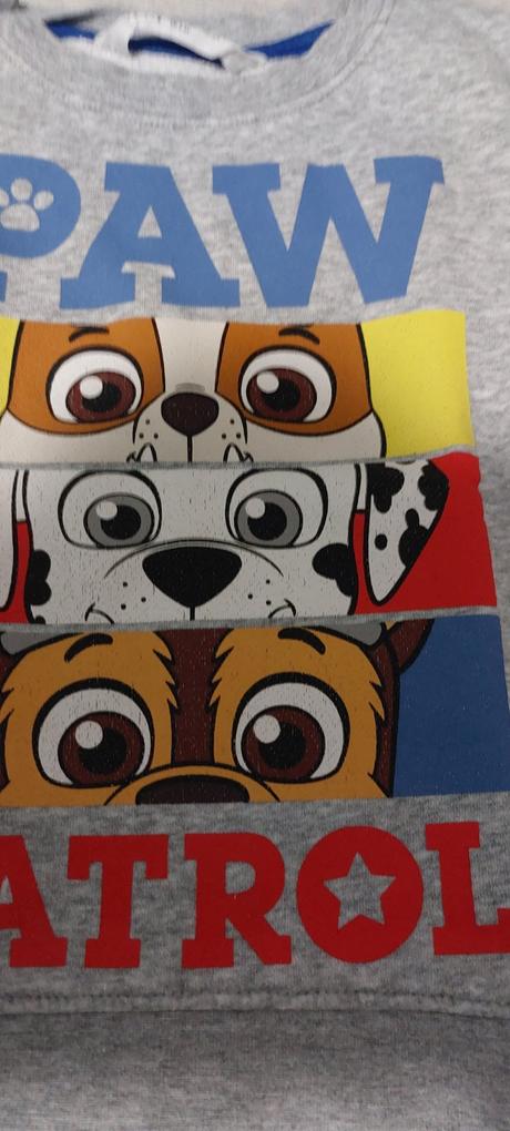 Mikinka labková patrola, h&m,98