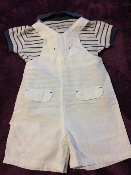 Kraťasy na traky+tričko, h&m,68