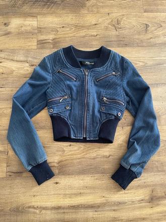 Krátka riflova bundicka, xs