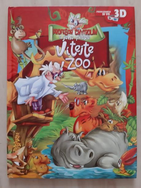 Kniha - vítejte v zoo, 3d,