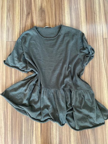 Asymetricky upletovy top, zara,s