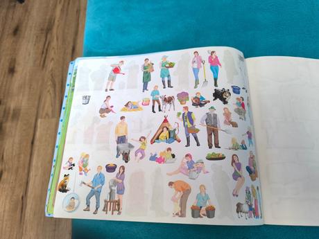 Zošit s nalepkami,