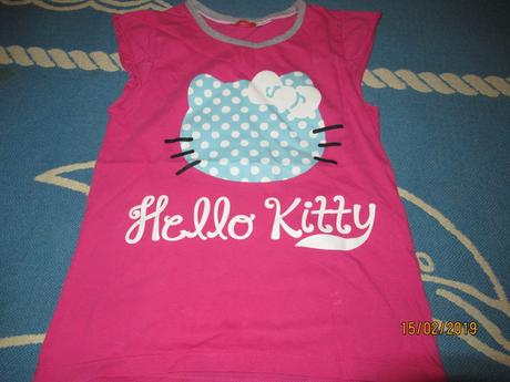 Pekné kitty pyžamo 122/128, tesco,122