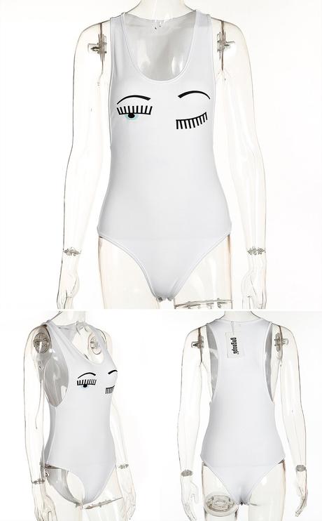 Biele tielkove eyes body vel. s/m, m / s