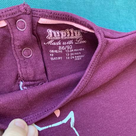 Set triciek s dlhym rukavom, macicky, lupilu,86