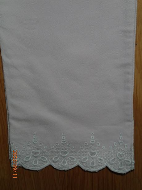 Biele a ružové 3/4 rifle hm, h&m,134