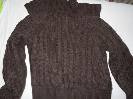 Teplá pletená bundička, s