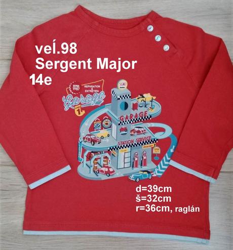 Pyžamo chlapčenské veĺ.98, zn. sergent major, sergent major,98