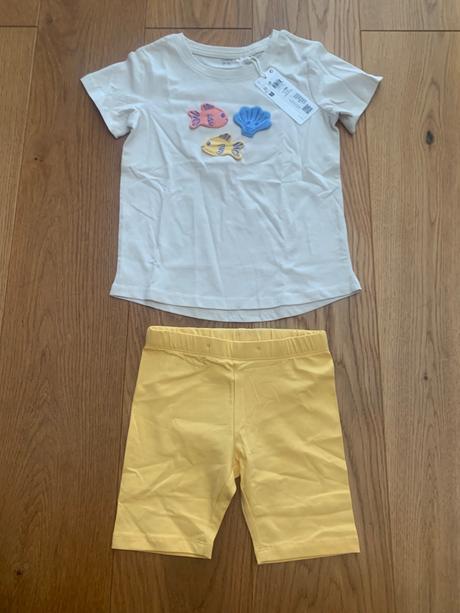Lindex tričko a legíny 104, lindex,104