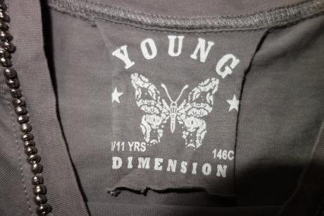 Tričko so strapcami, young dimension,146