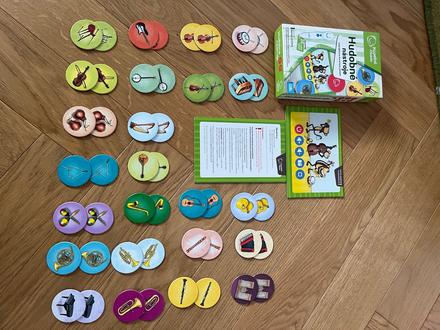 Pexeso hudobné nástroje albi,