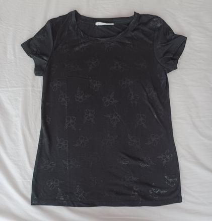 Tričko s lesklými kvietkami, terranova,s