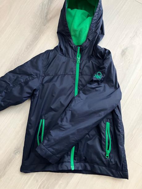 Prechodna vetrovka benetton a tricko benetton, benetton,134