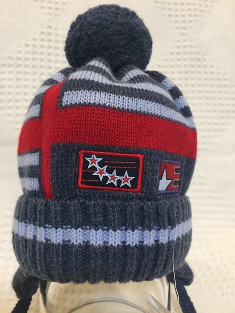 Zimná chlapčenská čiapka jamiks romeo modrá, 62 / 68 / 74