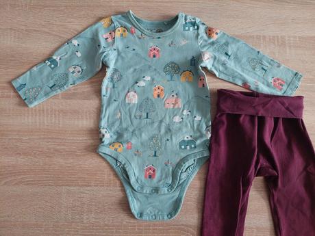 Body domčeky + handmade tepláky veľ.80, lindex,80