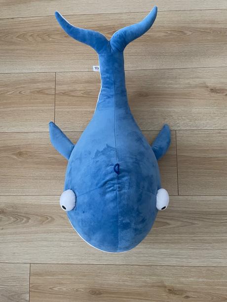 Veľká plyšová veľryba 75cm ako nová, 