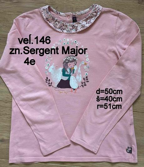Dievčenské tričko veĺ.146, zn.sergent major, sergent major,146