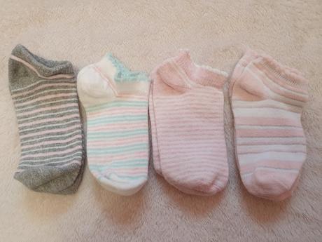 Ponožky členkové 23-26 4ks, 23