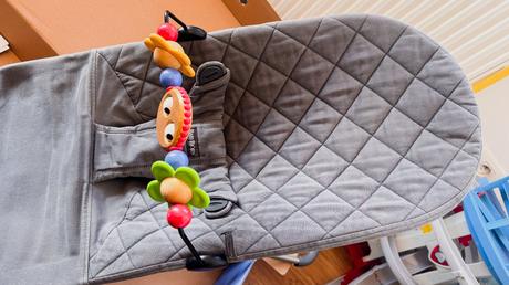 Babybjorn bliss anthracit classic + googly eyes, 
