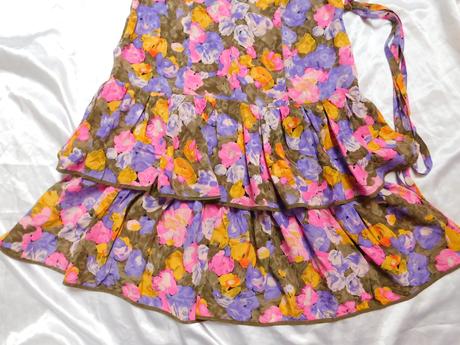 Luxusne vintage hodvabne šaty, 38