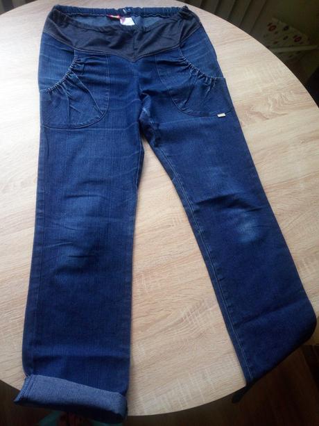 Tehotenské rifle + blúzka zdarma, 38