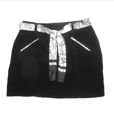 Čierna minisukňa impuls veľ.s, s