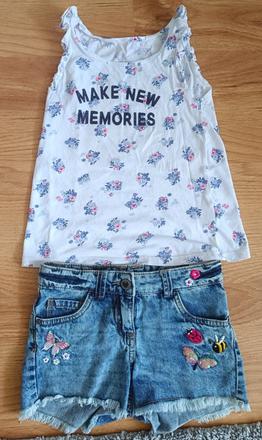 Šortky + tielko 110, 110